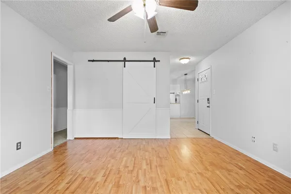 wooden floor in an empty room