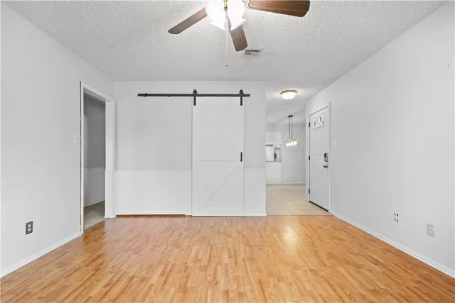 wooden floor in an empty room