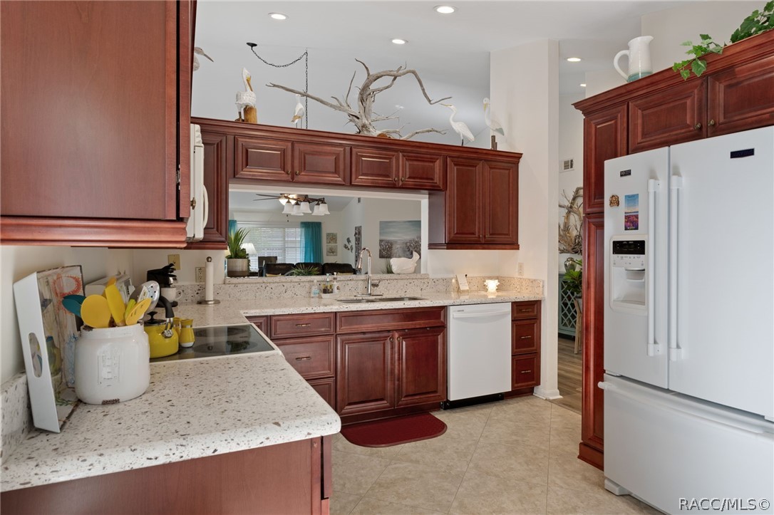 1504 North Foxboro Loop Crystal River, FL 34429 - Photo 16 of 52 Additional Kitchen View & Pass Through