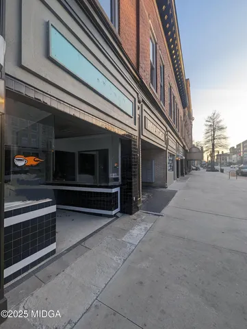 a view of a house with a door