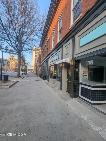 a view of a building with street