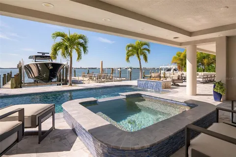 a view of a terrace with sitting area