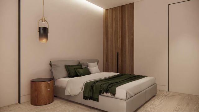 a bathroom with a bathtub sink and mirror