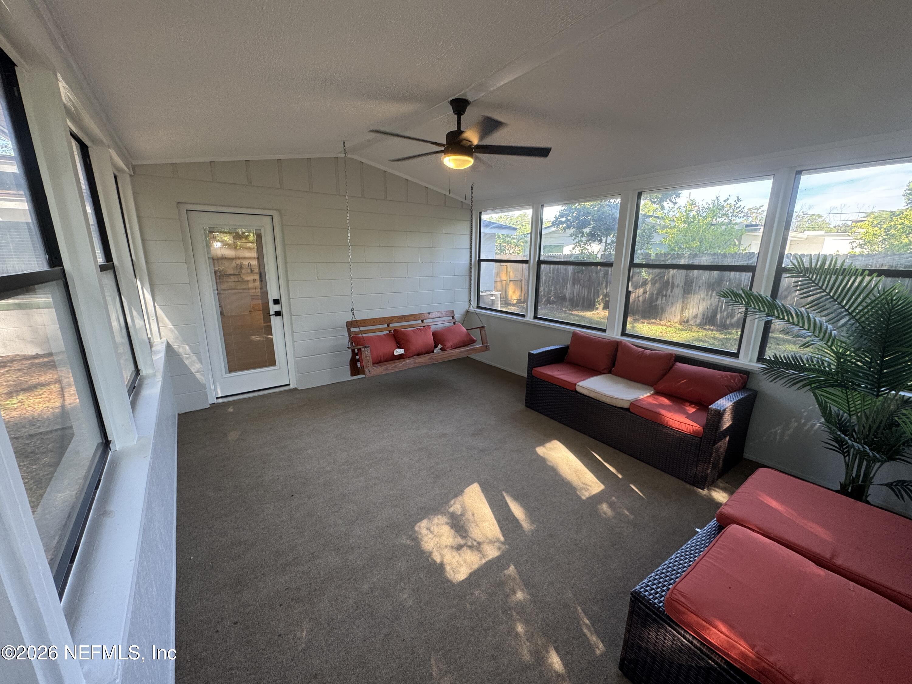 2313 Brest Road Jacksonville, FL 32216 - Photo 15 of 39 Enclosed Back Porch