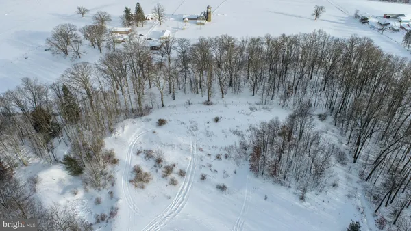 a view of a yard with wooden fence