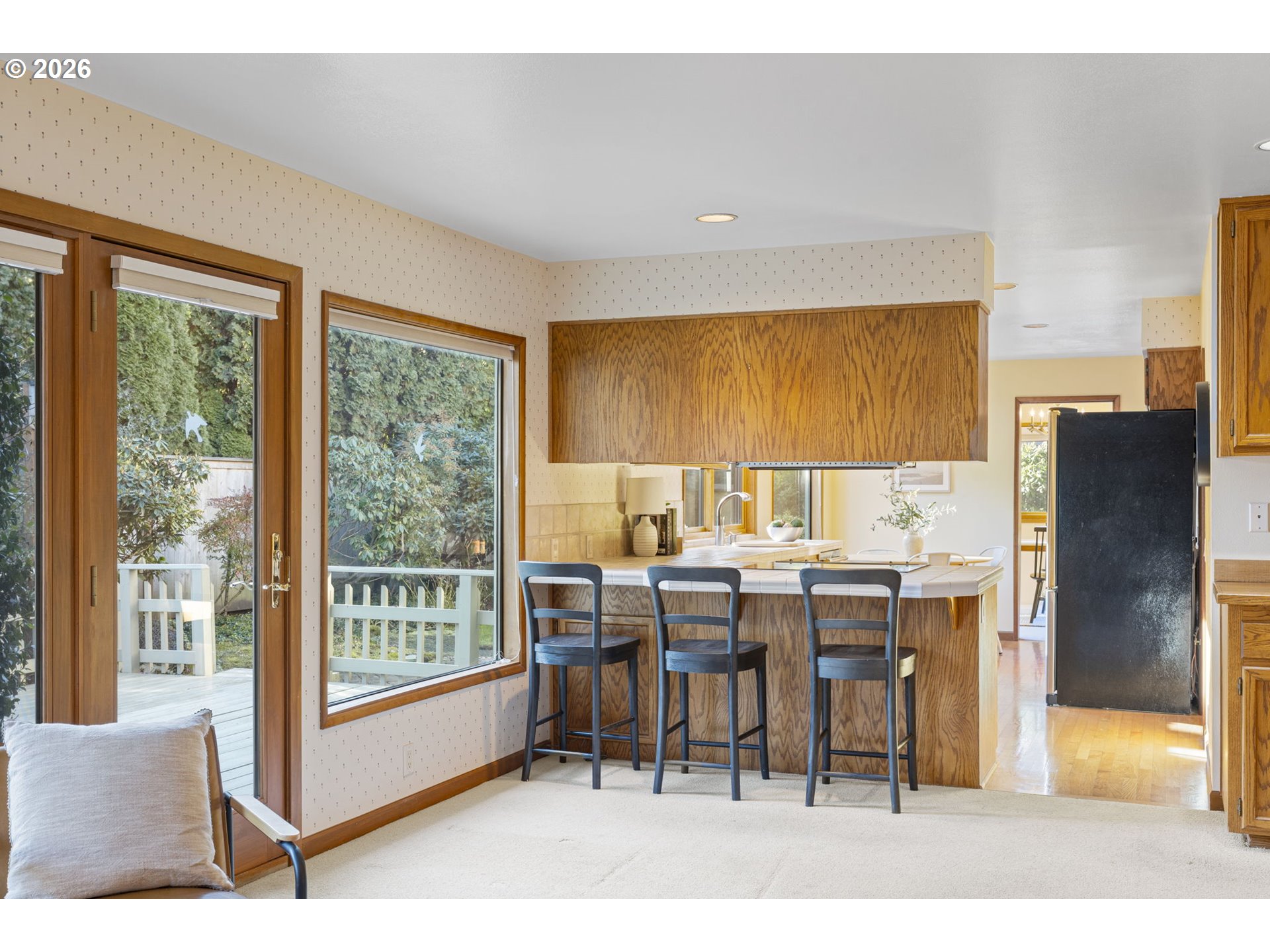 847 Fairway View Drive Eugene, OR 97401 - Photo 11 of 28 a view of a dining room with furniture window and outside view