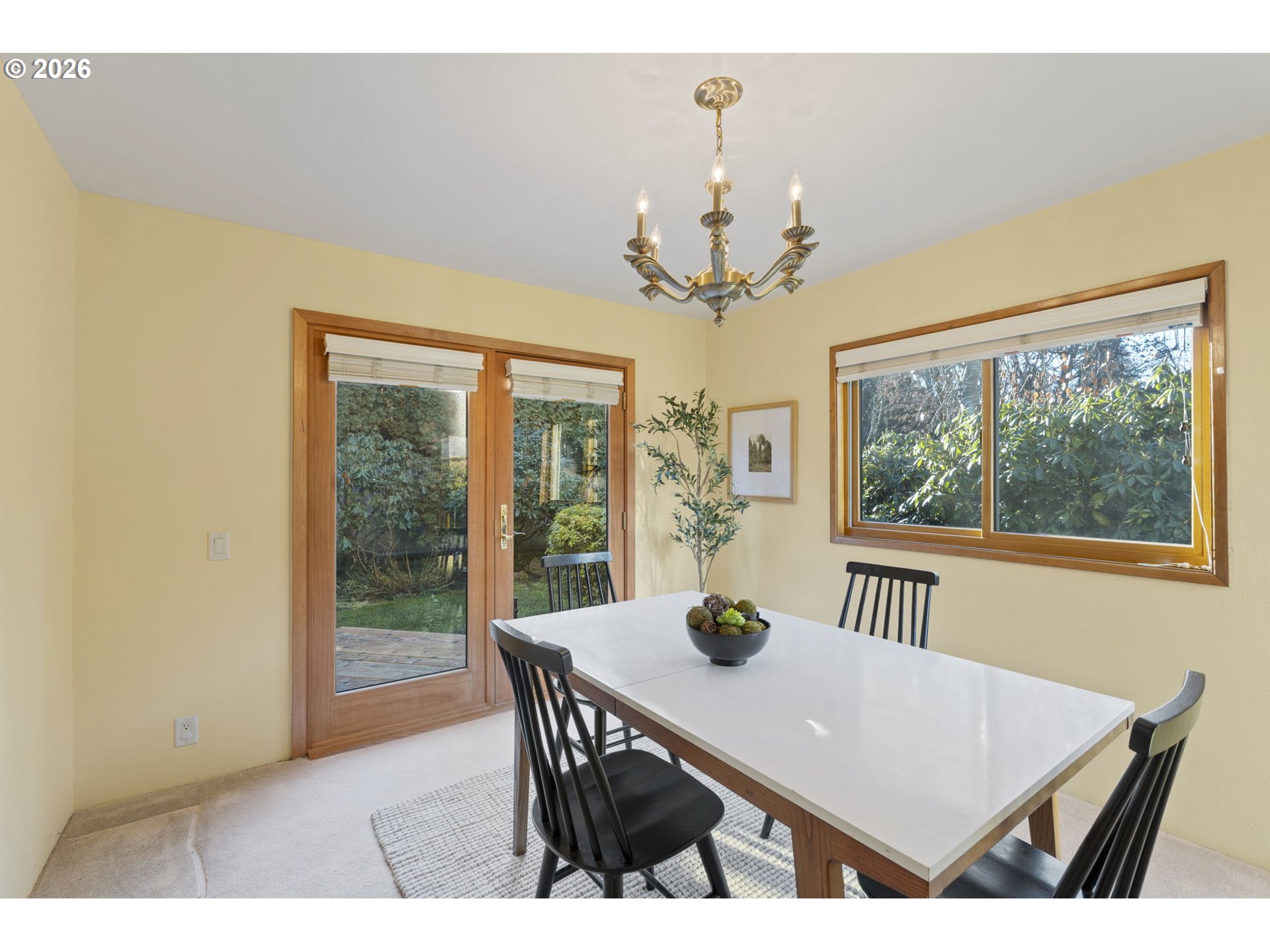 847 Fairway View Drive Eugene, OR 97401 - Photo 6 of 28 a view of a dining room with furniture window and outside view