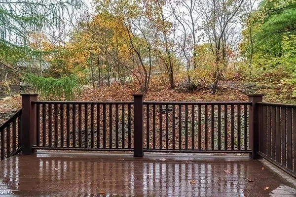 a side view of a black gate