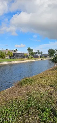 a view of an ocean and city