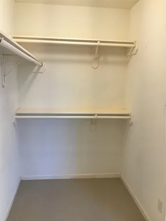 a close view of closet