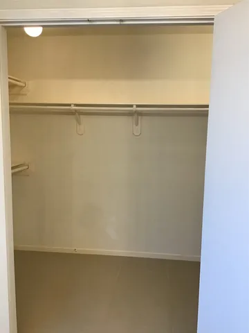 a close view of closet