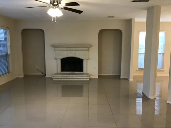 a view of livingroom with fireplace