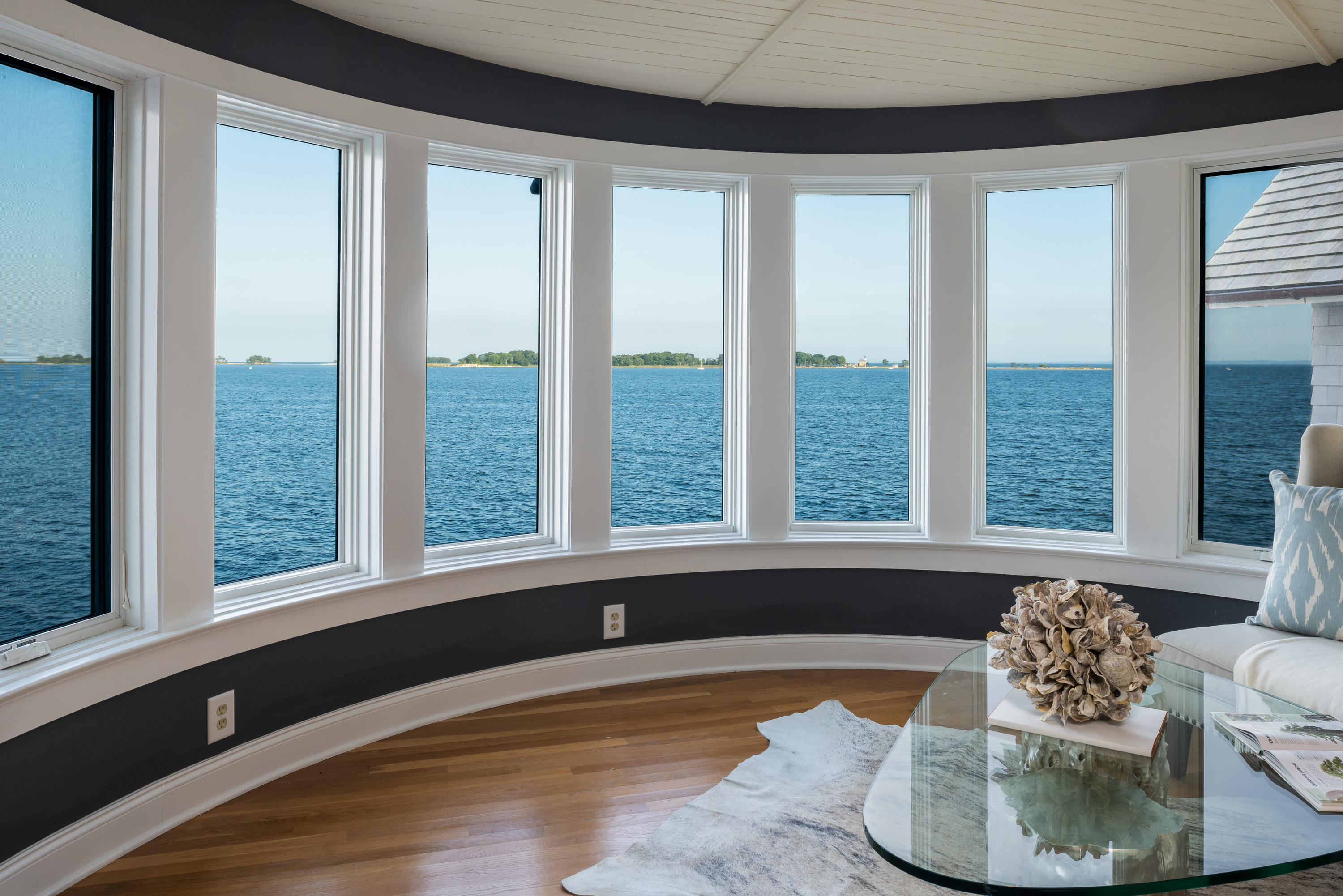 17 Rocky Point Road Rowayton, CT 06853 - Photo 13 of 25 a living room filled with furniture and a large window
