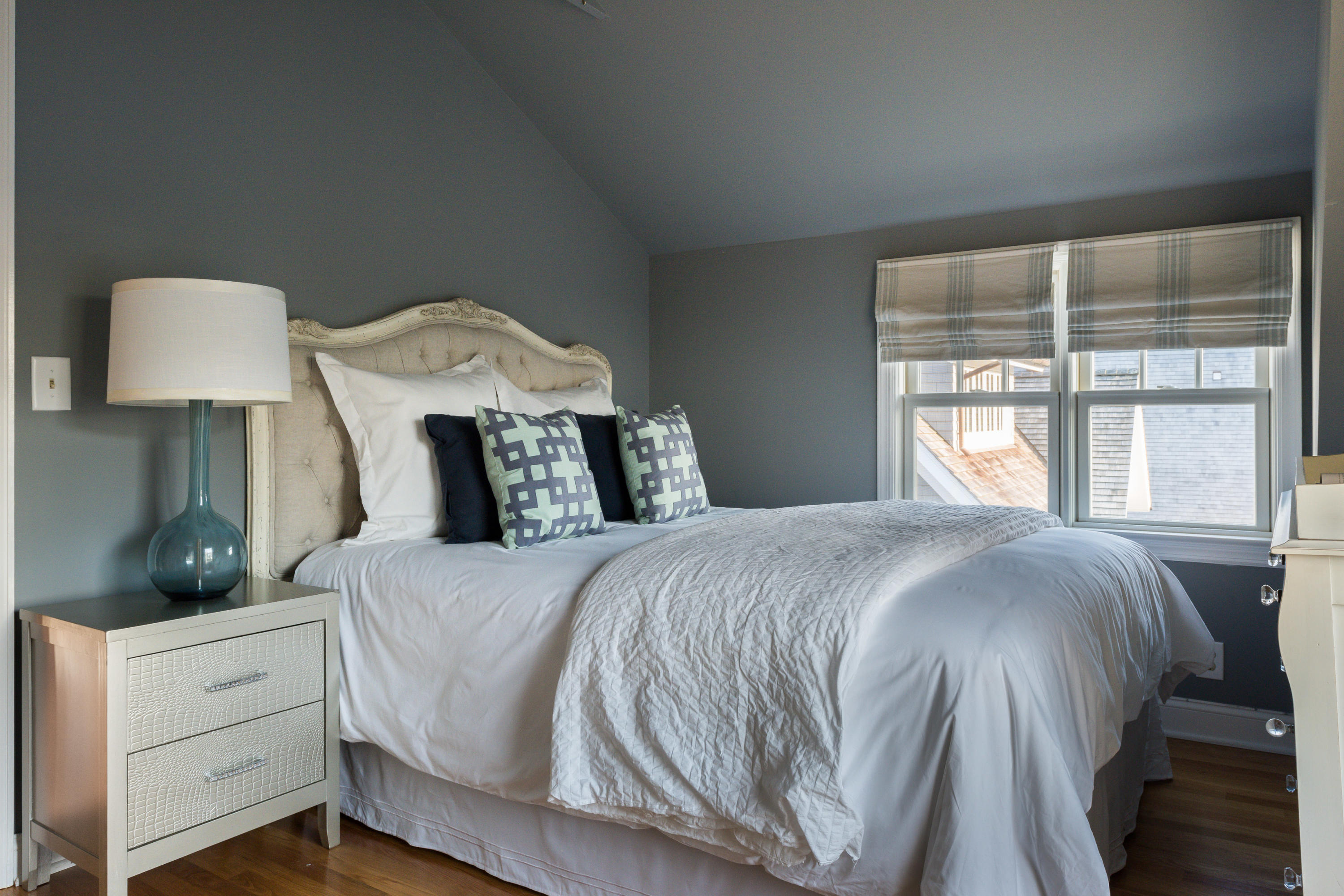 17 Rocky Point Road Rowayton, CT 06853 - Photo 20 of 25 a bedroom with a bed and a window