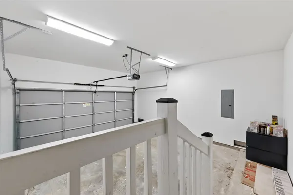 a view of a livingroom with an empty space