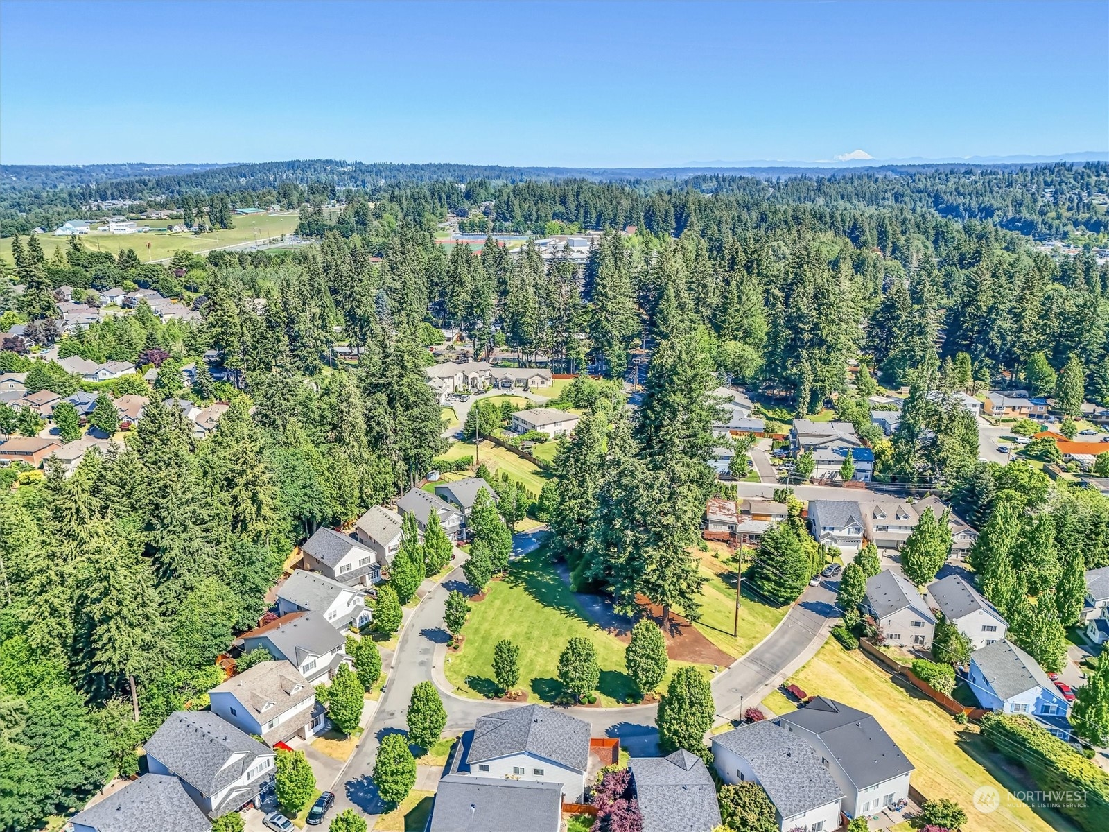 17427 92nd Avenue Northeast Bothell, WA 98011 - Photo 34 of 35 an aerial view of residential houses with outdoor space