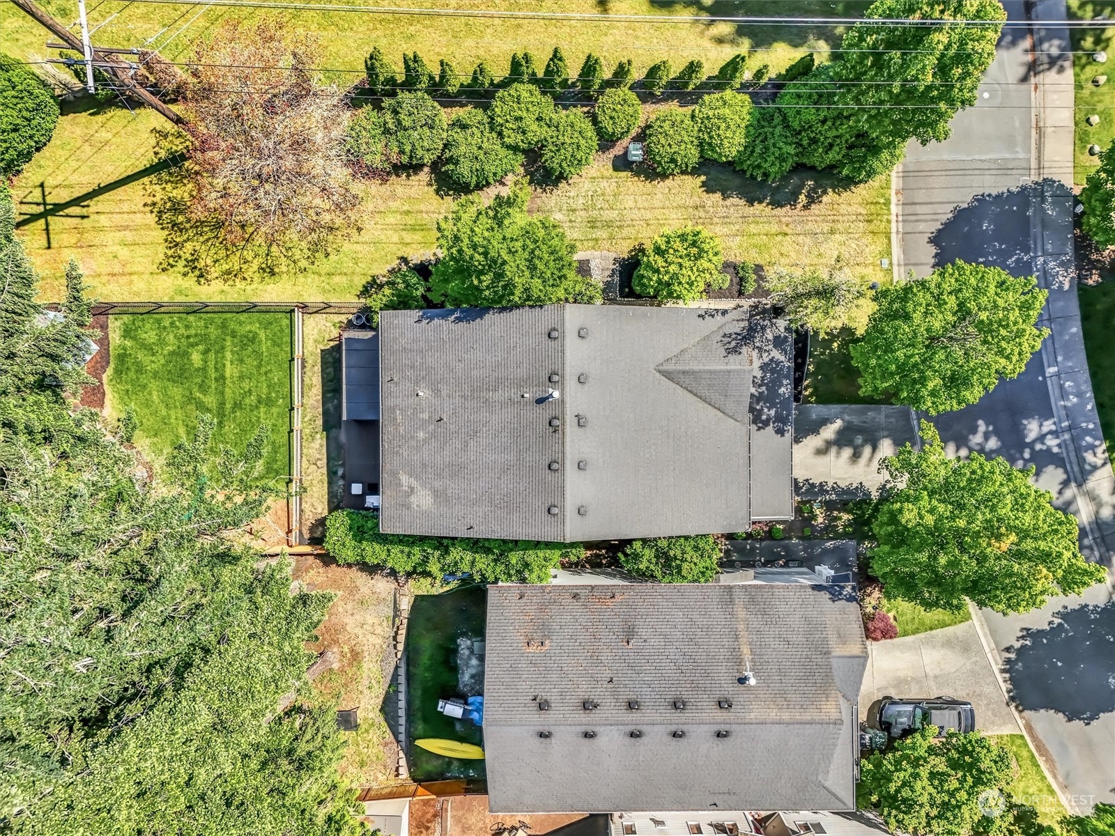 17427 92nd Avenue Northeast Bothell, WA 98011 - Photo 35 of 35 an aerial view of a house with a garden