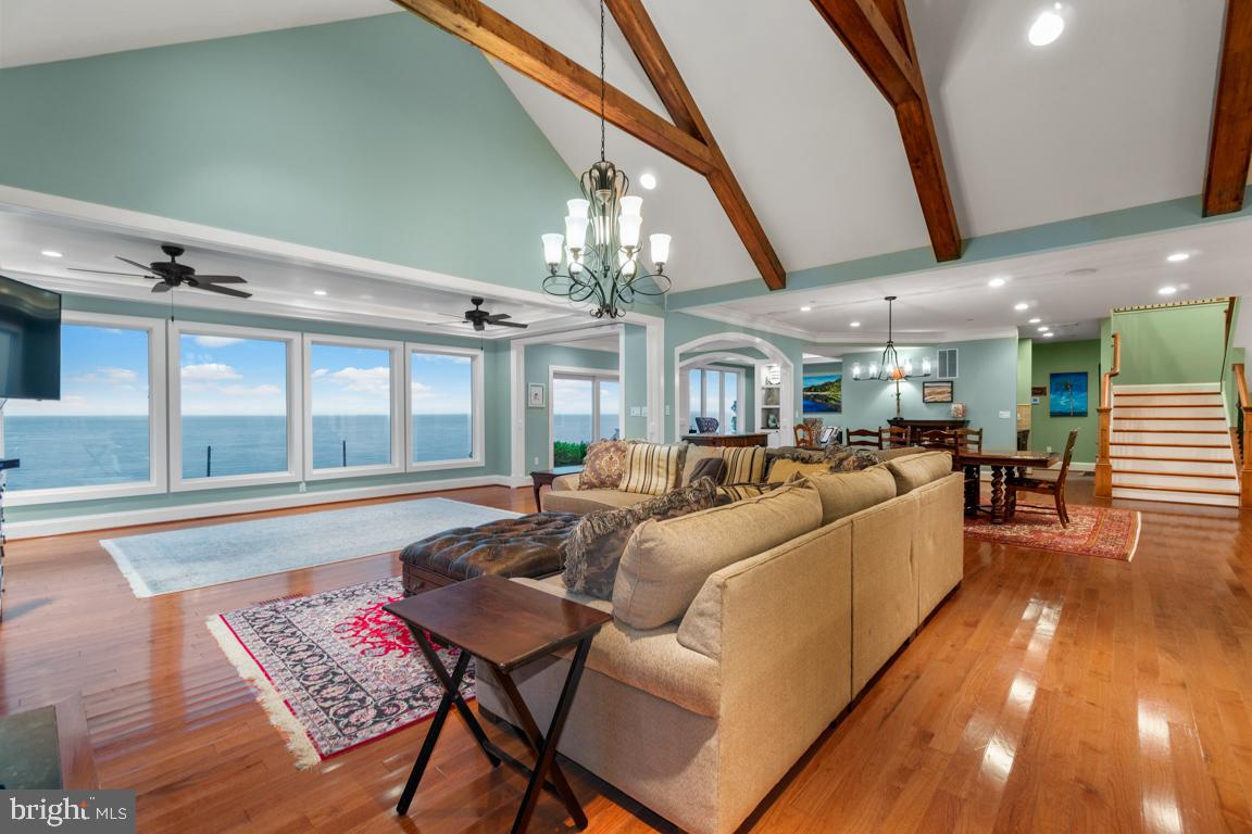 2035 Chesapeake Road Annapolis, MD 21409 - Photo 15 of 48 Exposed beam cathedral ceiling in Living room