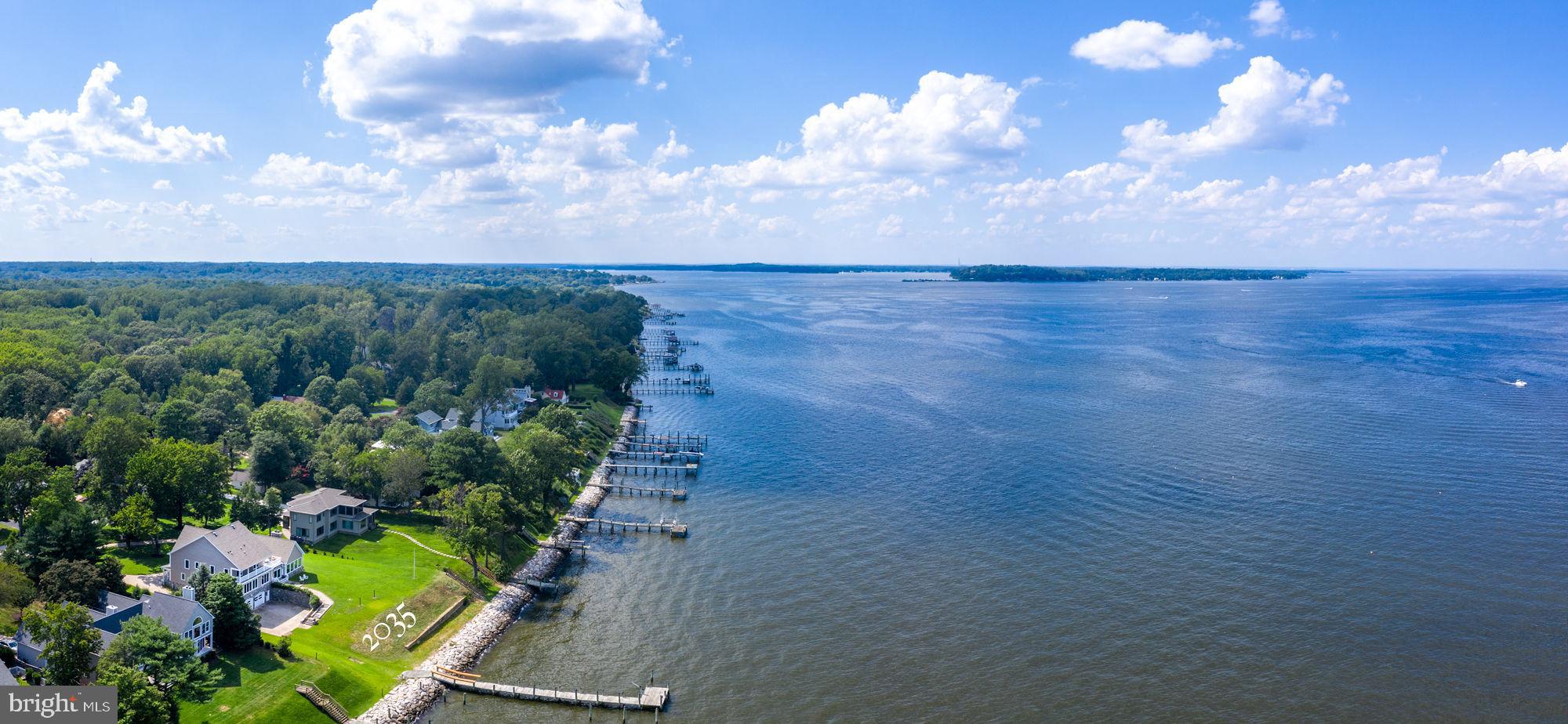 2035 Chesapeake Road Annapolis, MD 21409 - Photo 5 of 48 View looking towards Gibson Island
