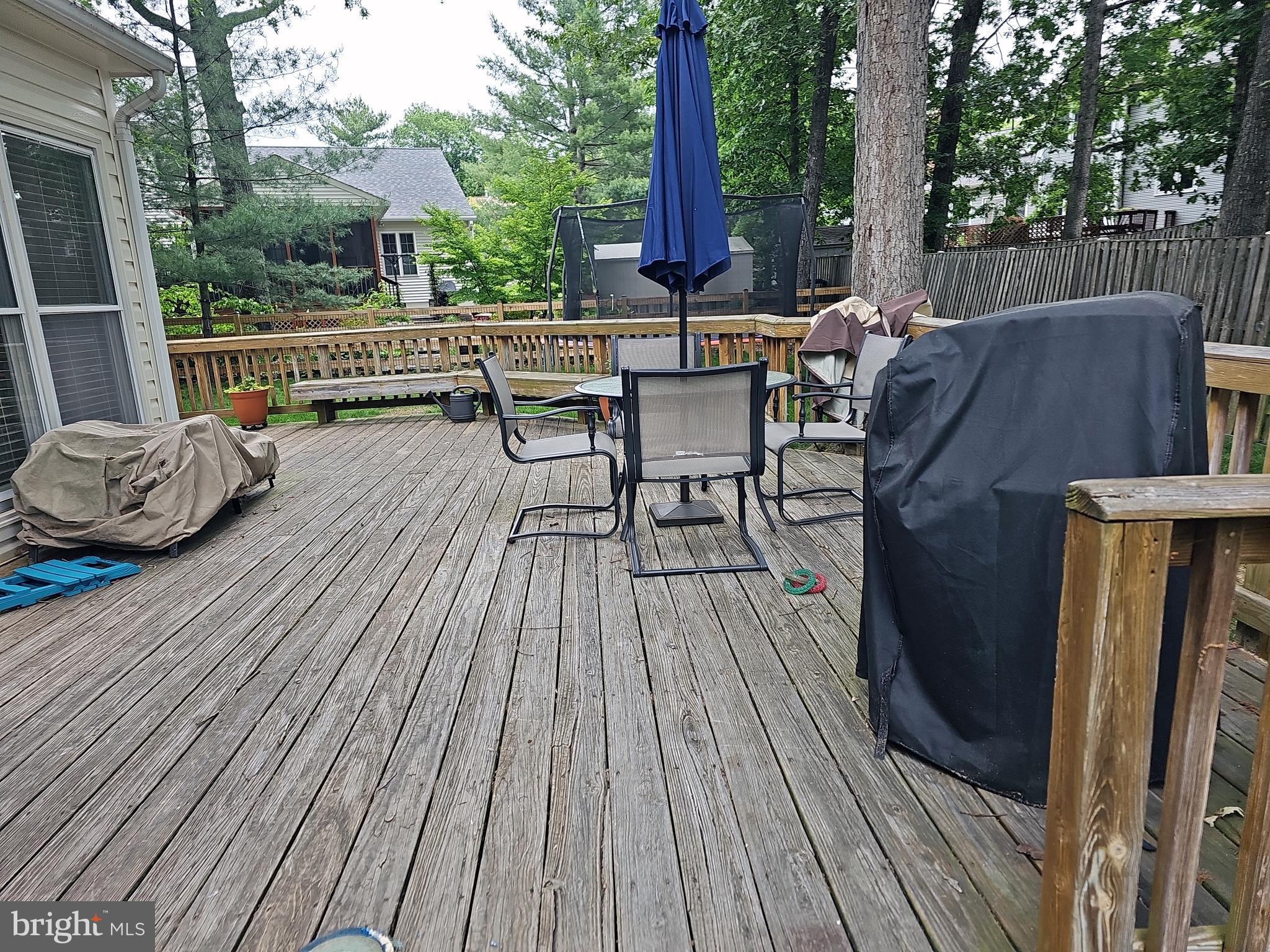13903 Wild Raspberry Court Gainesville, VA 20155 - Photo 59 of 64 Large backyard deck. Sliding door from Living Rm