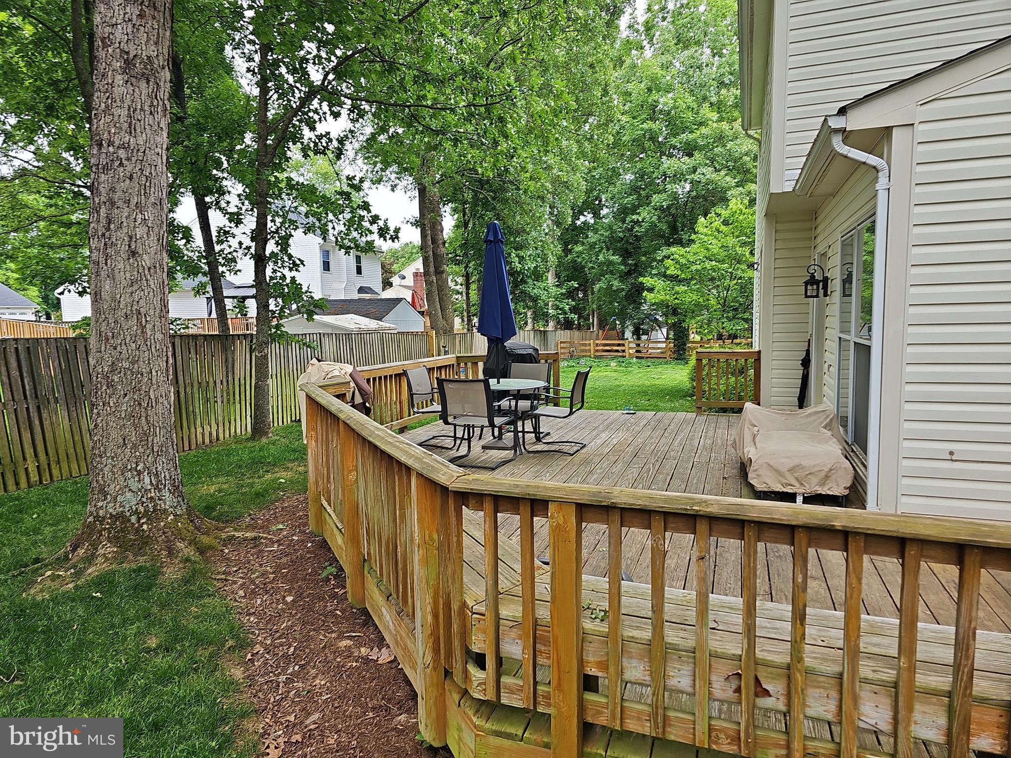 13903 Wild Raspberry Court Gainesville, VA 20155 - Photo 62 of 64 Large backyard deck. Sliding door from Living Rm
