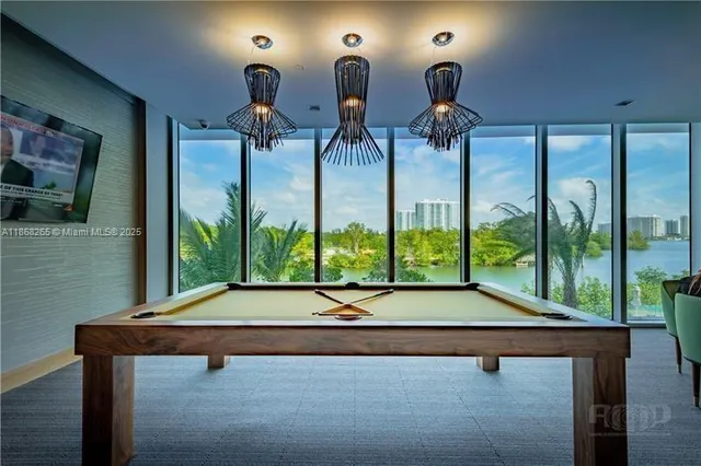 a view of pool with outside view