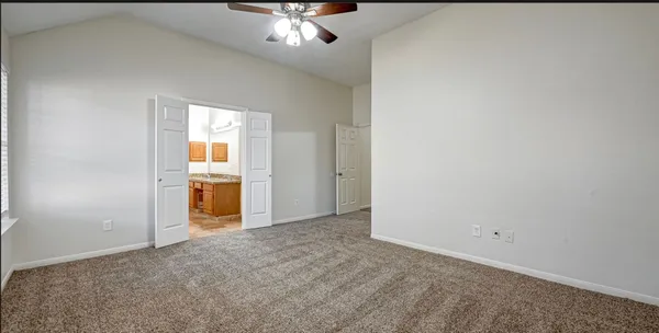 an empty room with a empty space