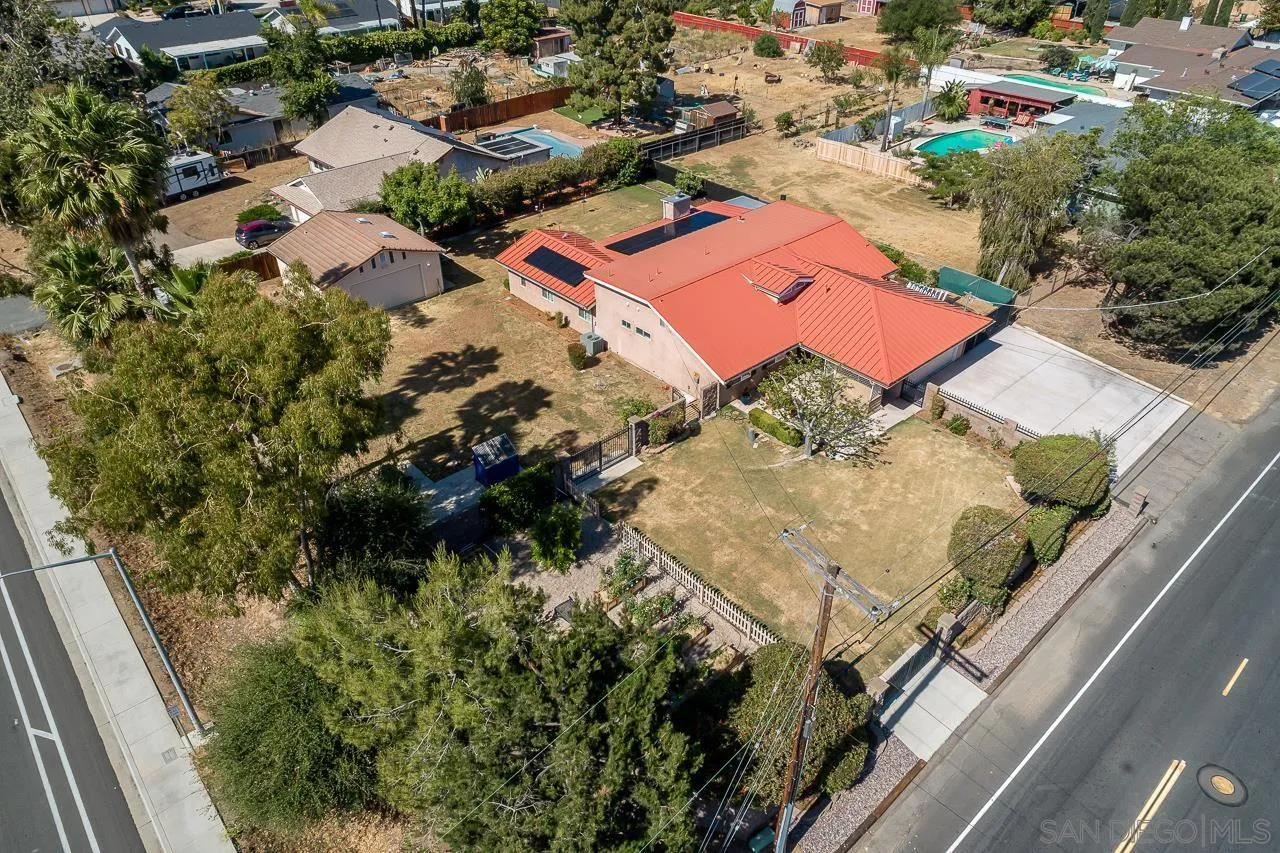 13610 Putney Road Poway, CA 92064 - Photo 61 of 62 an aerial view of residential house with outdoor space and swimming pool