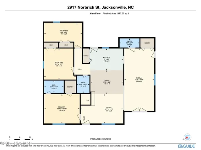 $249,900 | 2917 Norbrick Street, Midway Park, NC 28544