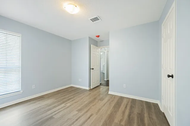wooden floor in an empty room