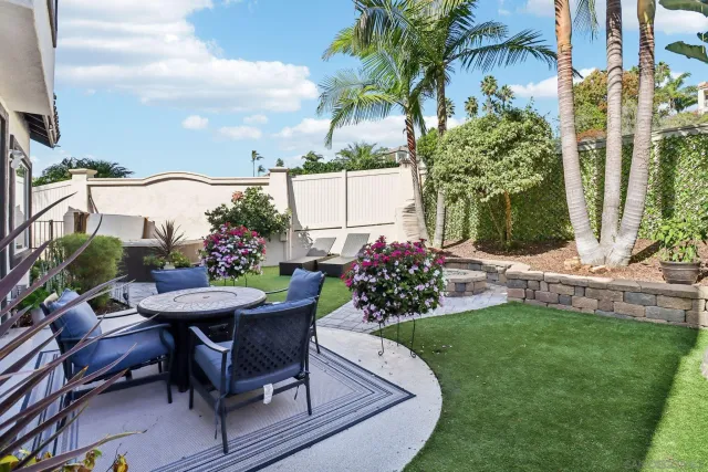 a view of a backyard with plants