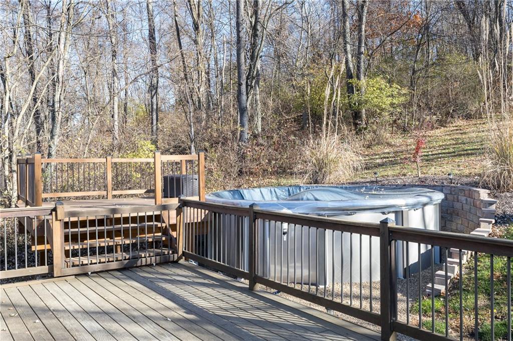 166 Country Club Road Washington, PA 15301 - Photo 13 of 32 a view of a balcony with wooden floor