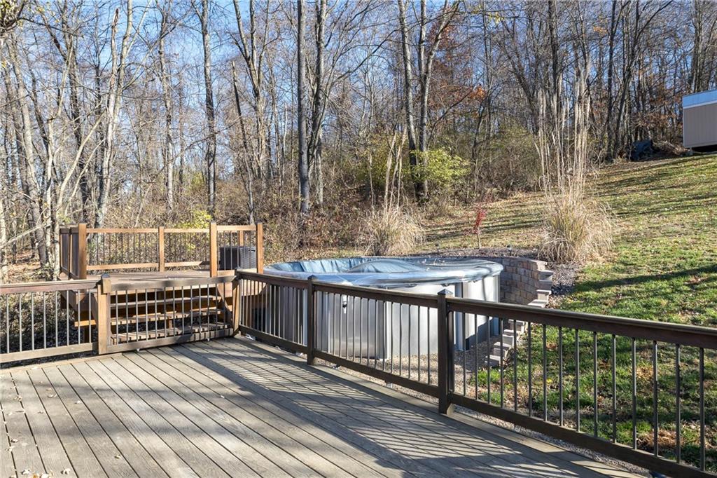 166 Country Club Road Washington, PA 15301 - Photo 14 of 32 a view of a balcony with wooden floor and fence