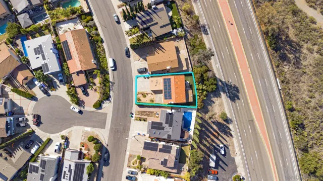 a view of city and mountain