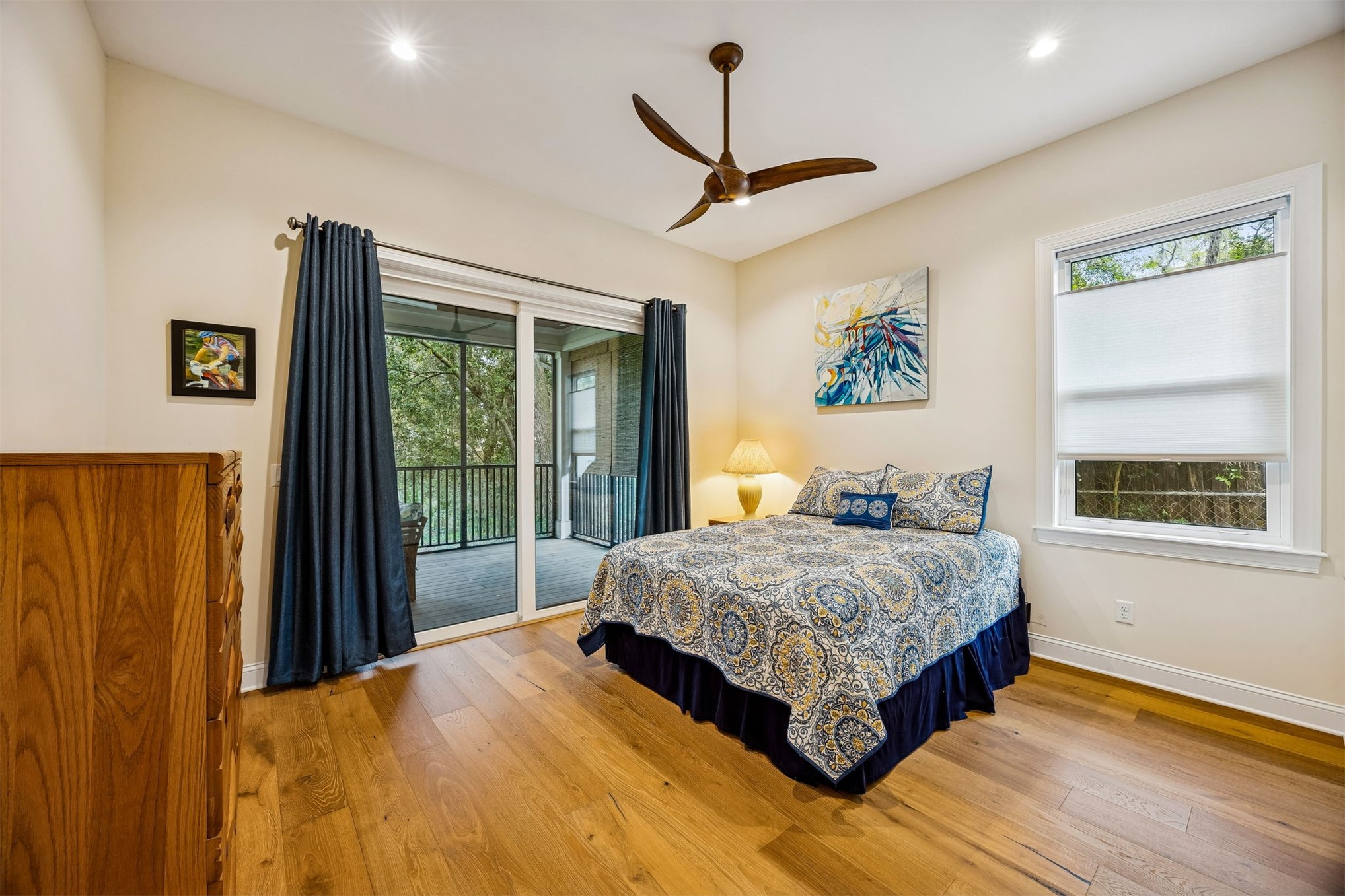 2117 Alachua Street Fernandina Beach, FL 32034 - Photo 38 of 52 a bedroom with a large bed and a window