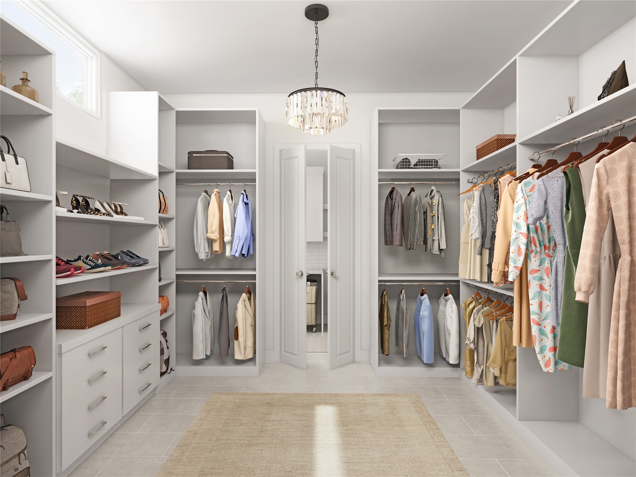 1002 East 25th Street Houston, TX 77009 - Photo 26 of 45 A walk-in closet that redefines storage luxury. With ample space for clothing, shoes, and accessories, it’s
designed to keep your wardrobe perfectly organized. The dimensions offer flexibility to customize with
shelving, drawers, or even a dressing station.