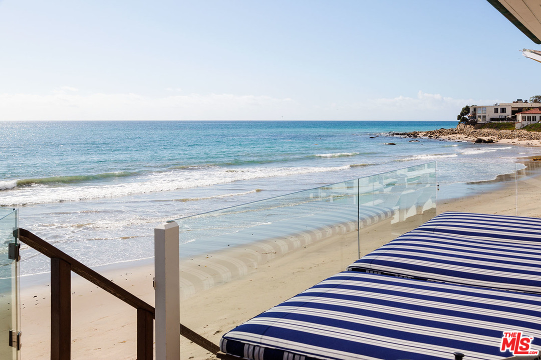21644 Pacific Coast Highway Malibu, CA 90265 - Photo 9 of 53 a view of ocean from a balcony