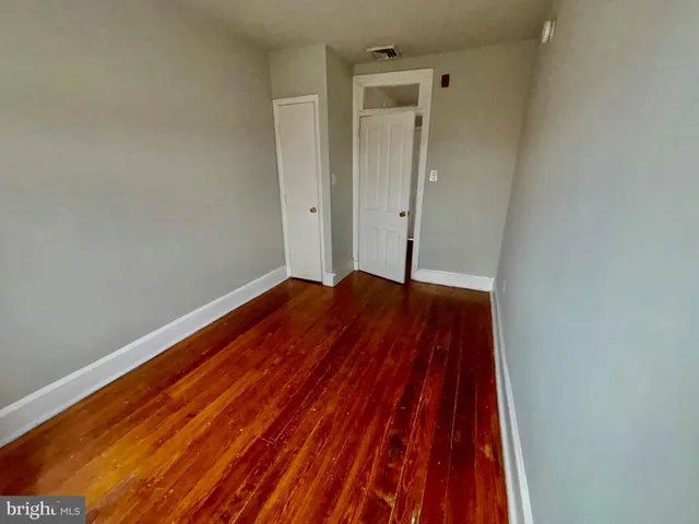 a view of wooden floor in a room