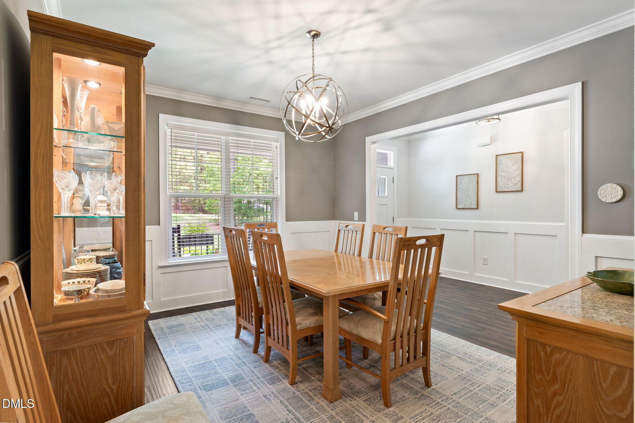 223 Colonial Ridge Drive Pittsboro, NC 27312 - Photo 6 of 47 a view of a dining room with furniture window and outside view