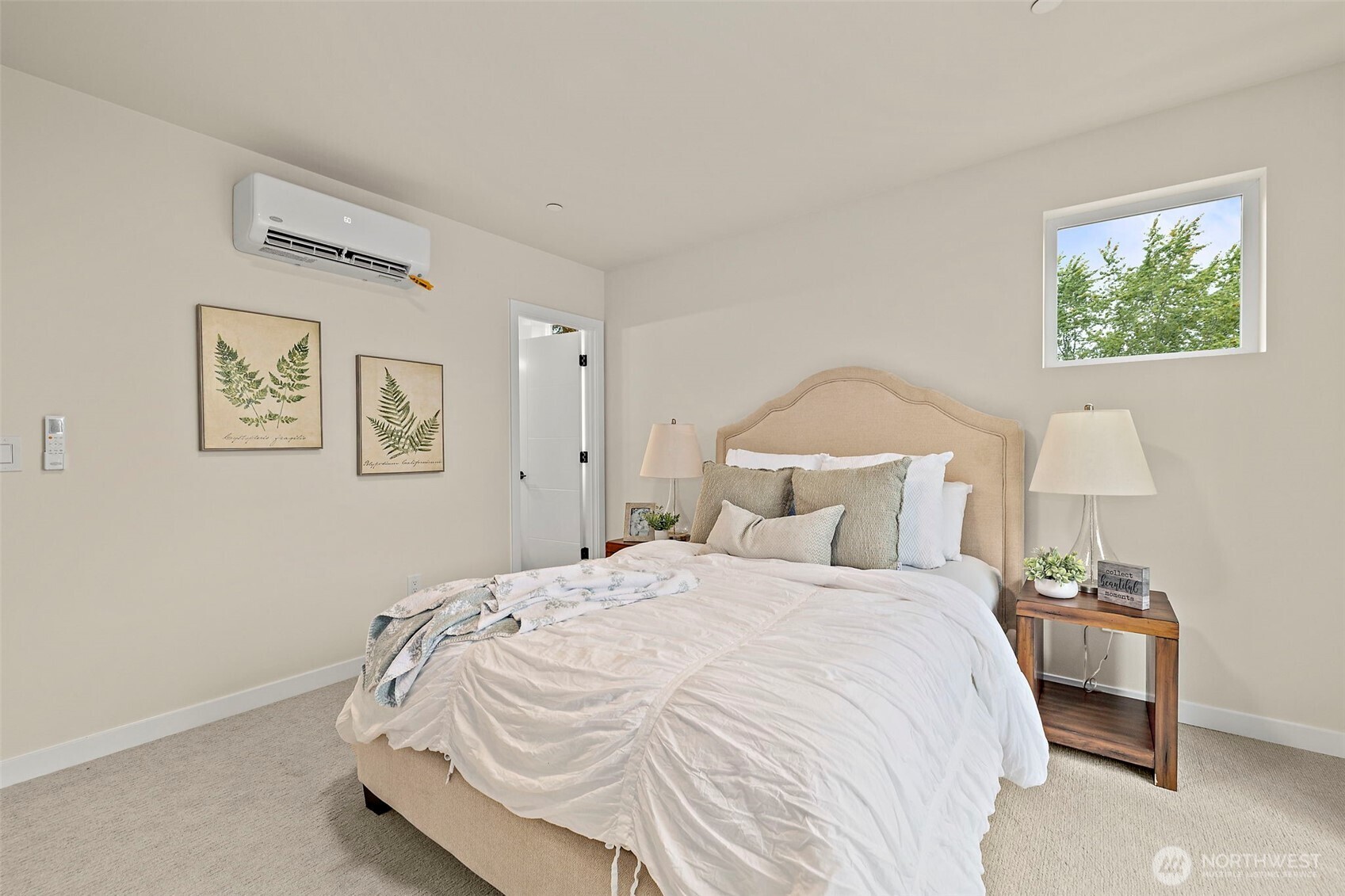 5015 144th Street Southwest, Unit C1 Edmonds, WA 98026 - Photo 29 of 36 a bedroom with a bed and a night stand