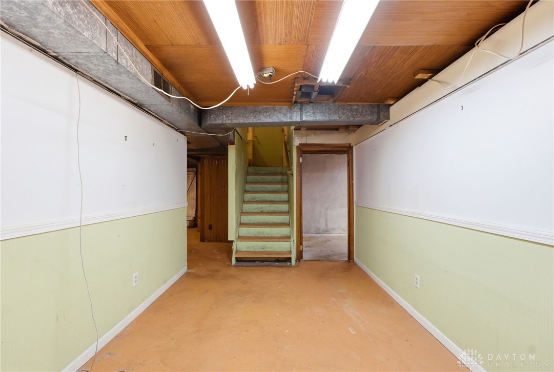 2439 Mayfair Road Dayton, OH 45405 - Photo 21 of 41 This spacious unfinished basement offers ample potential for future customization.