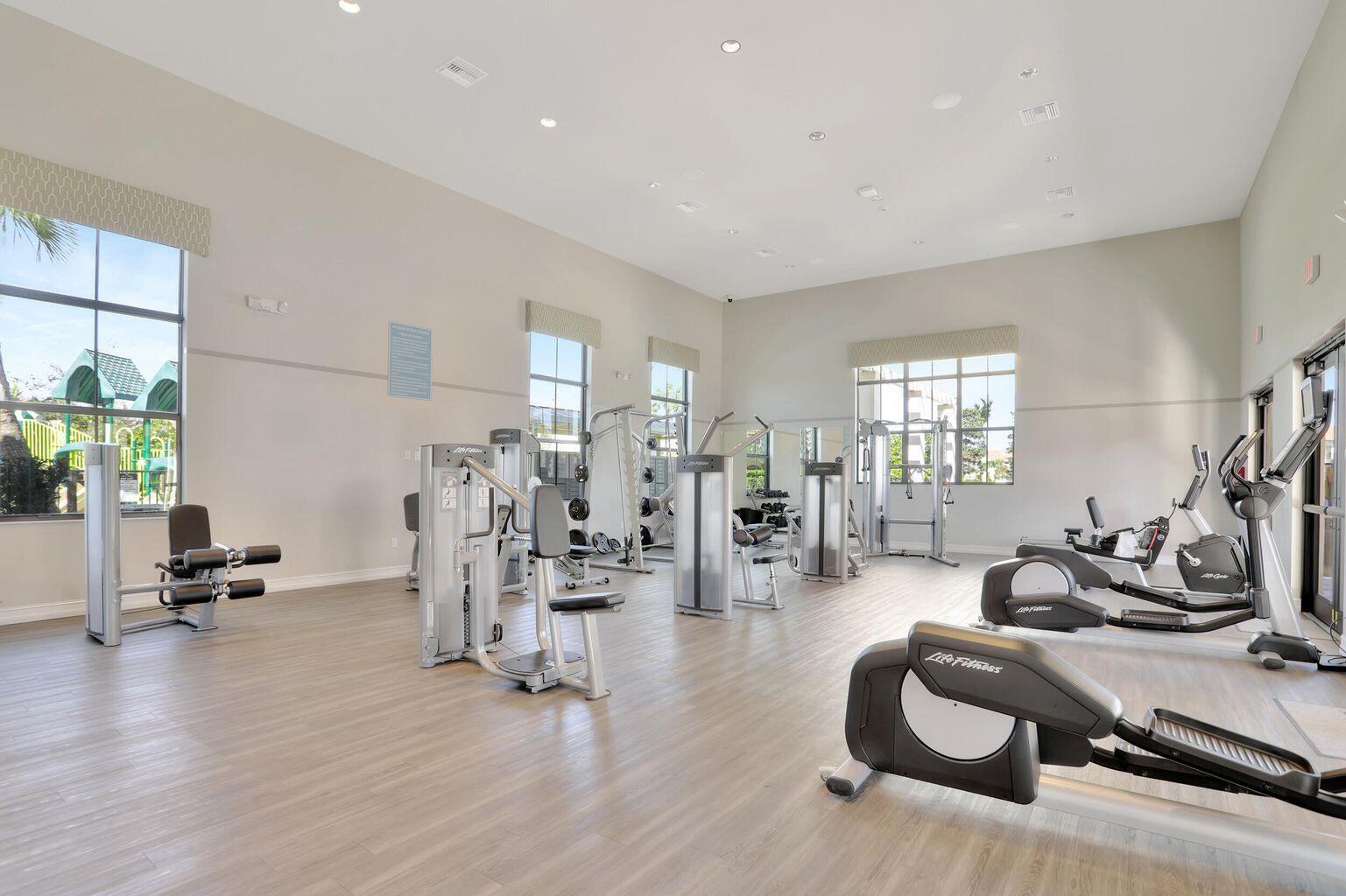 9517 Glider Way Boca Raton, FL 33428 - Photo 50 of 60 a view of a room with gym equipment