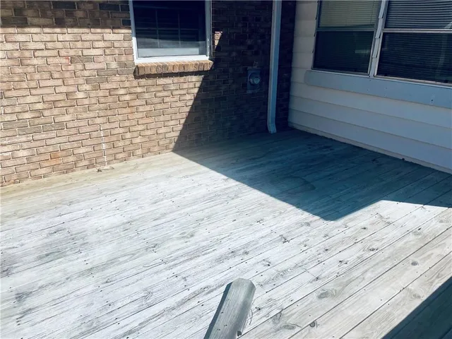 a view of wooden floor