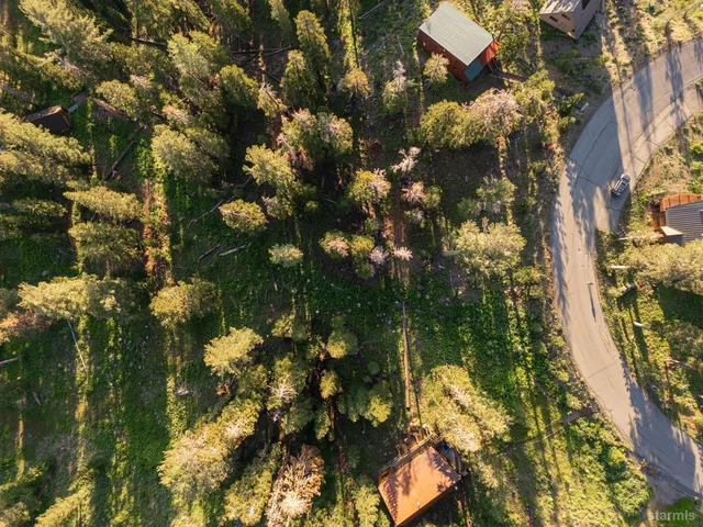 a view of a large window