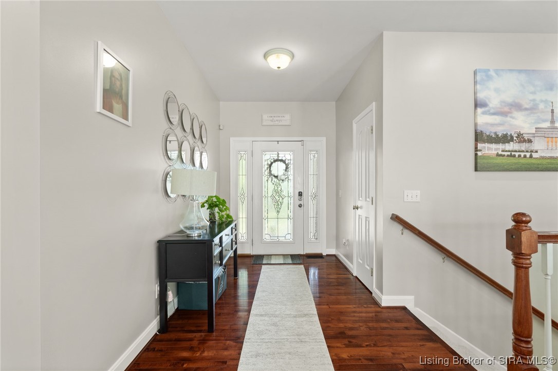 985 Big Indian Road Northeast Corydon, IN 47112 - Photo 33 of 62 Lovely foyer with hardwood floors