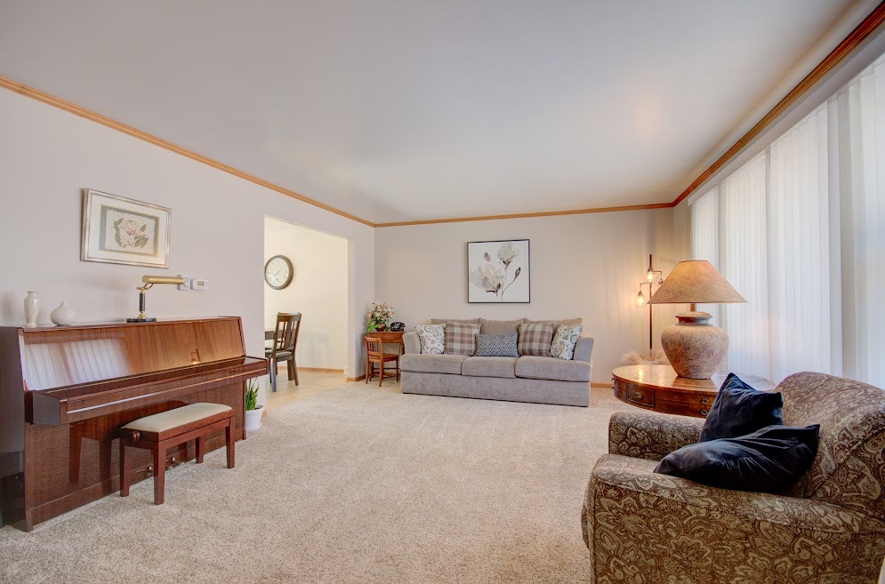 23019 South Kent Road Channahon, IL 60410 - Photo 15 of 36 a living room with furniture and a potted plant