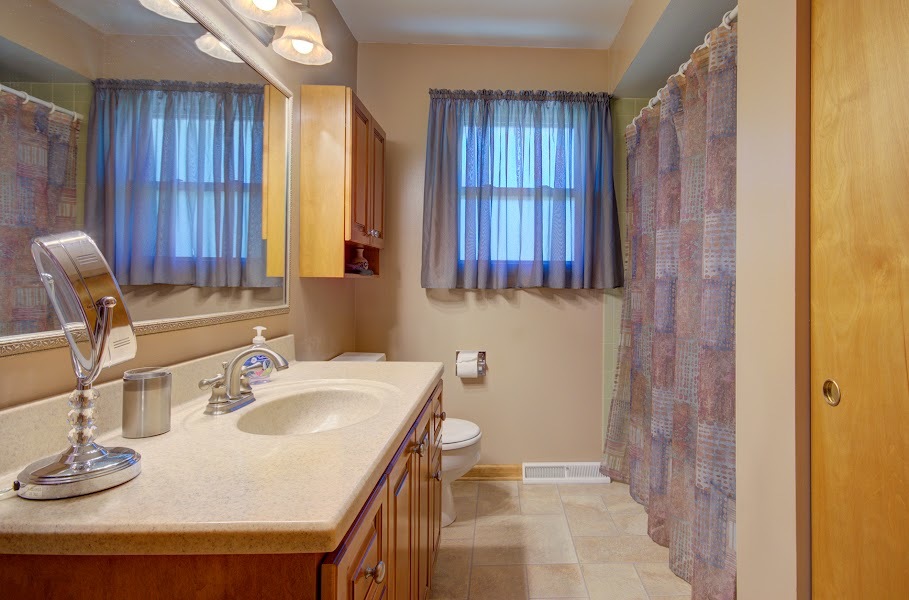 23019 South Kent Road Channahon, IL 60410 - Photo 9 of 36 a bathroom with a sink and a mirror