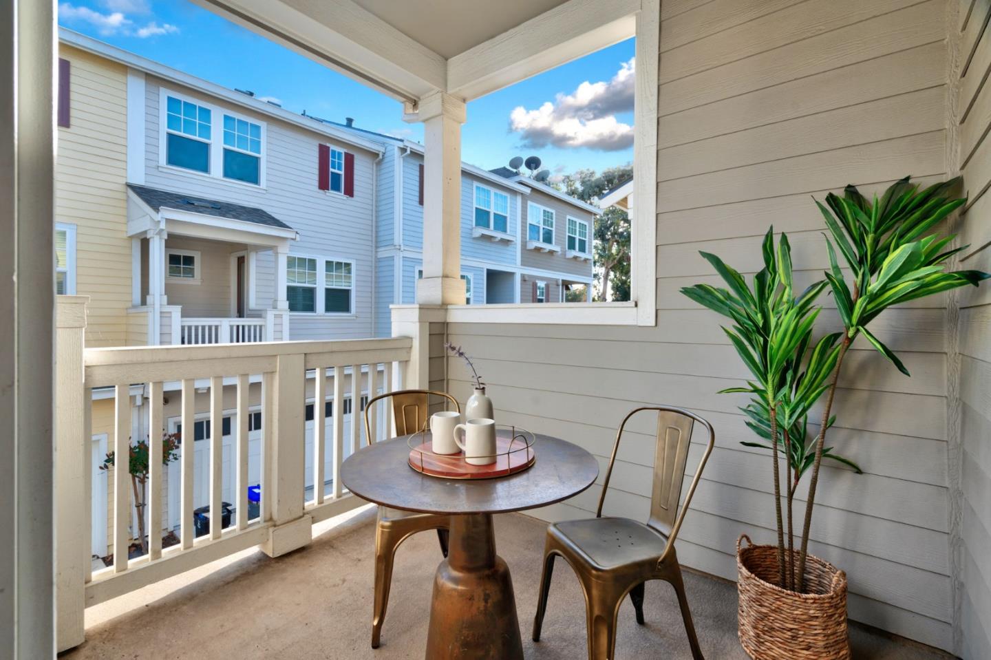 3911 Degree Lane Mountain View, CA 94043 - Photo 19 of 54 a view of a balcony with chairs and a table
