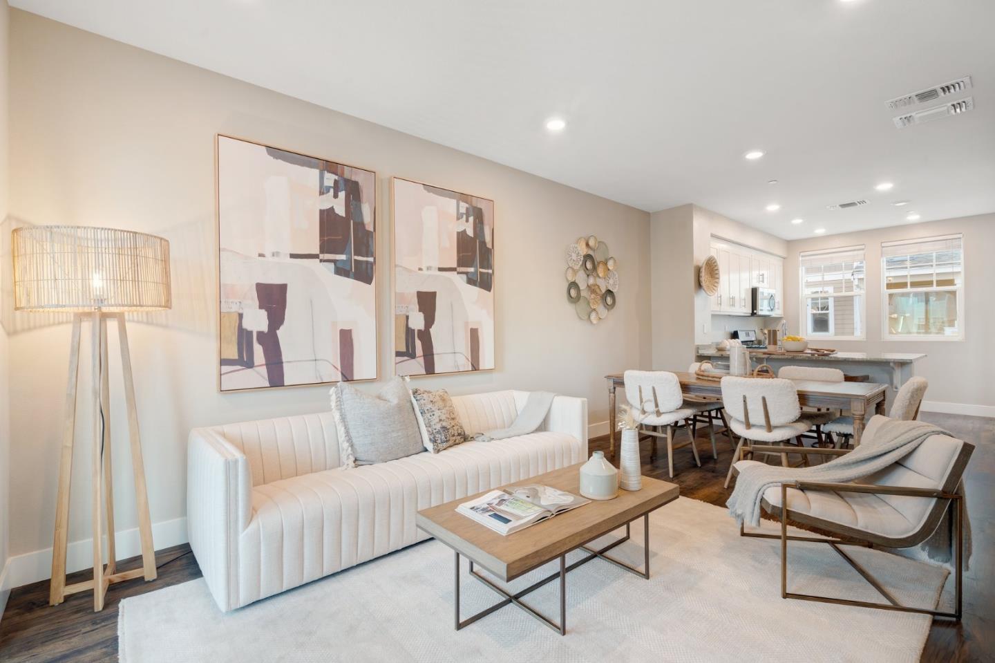 3911 Degree Lane Mountain View, CA 94043 - Photo 23 of 54 a living room with furniture and a refrigerator