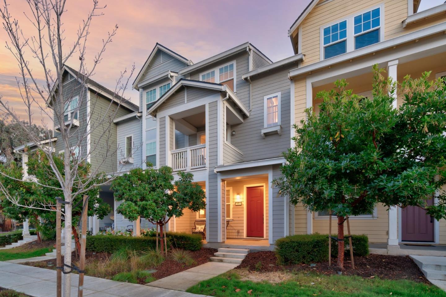3911 Degree Lane Mountain View, CA 94043 - Photo 44 of 54 a front view of a house with a yard and trees